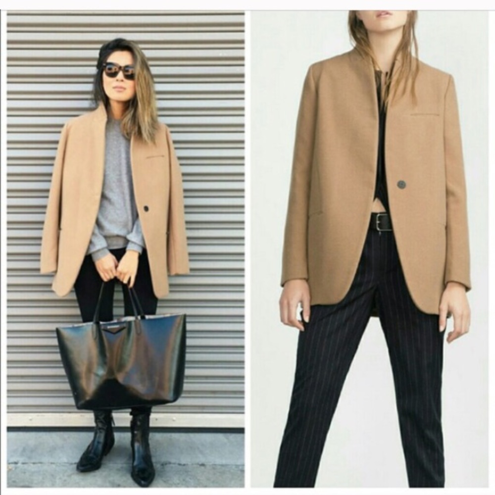 Zara Camel Blazer